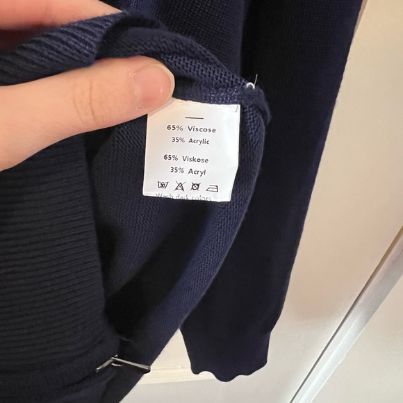 Paul Jones Zip Up Navy Jacket - Picture 6 of 6